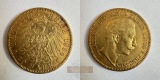 Dt. Reich Preußen 20 Mark William II 1894 (1890-1913) 