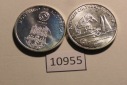 10955 Portugal - 2 x 5 Euro  - 28 g SILBER 0.500
