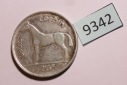 9342 Irland 1940 - Half Crown - 14,14 g SILBER 0.750