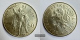 Tschechoslowakei 50 Korun (10 Years - Liberation) 1955 FM-Fran...