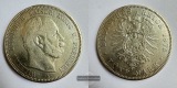 Deutsches Kaiserreich Preussen 5 Mark 1876 A Wilhelm FM-Frankf...