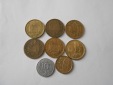 #L13 Spanien 8er Lot < 1 Peseta/ 5 Pesetas/ 10 Centimos