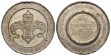 Medaille 1898; versilbert, 48,27 g; Ø 50,3 mm, Randfehler