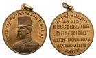 Wien, Herzog Ferdinand Kal Protektor; vergoldete Medaille 1907...