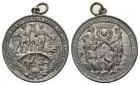Zinnmedaille o.J.; tragbar, 12,11 g, Ø 32 mm