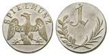 Spielmünze o.J.; versilberte Bronze; 3,10 g, Ø 20 mm