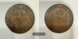 Deutsch-Ostafrika 1 Pesa Wilhelm II 1307 (1890) FM-Frankfurt M...