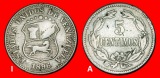 Ⰺ DEUTSCHLAND, USA 1896-1938: VENEZUELA★5 CENTIMO 1896 PFE...