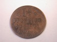 J11  Braunschweig Wolfenbüttel 1 1/2 Pfennig 1747 in ss  - R ...