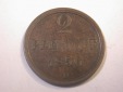 J11  Braunschweig Wolfenbüttel  2 Pfennig 1856 in s-ss  Origi...
