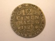 J11  Braunschweig Wolfenbüttel  1/12 Taler 1826  Fälschung ?...