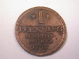 J11  Braunschweig Calenberg  1 Pfennig 1726 s-ss  Originalbilder