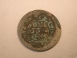 J11  Braunschweig Lüneburg  4 Pfennig 1740 in f.ss Grünspan ...