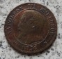 Frankreich 2 Centimes 1856 B, Belegstück