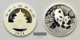 China  10 Yuan  2024  Panda KM#2816 FM-Frankfurt  Feinsilber: ...