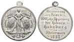 Medaille 1883; Graz; Erinnerung 600. jähr. Regierung Haus Hab...