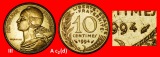 Ⰺ KOPF LINKS (1962-2001): FRANKREICH ★ 10 CENTIMES 1994 2 ...