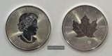 Kanada 5 Dollars 2018 Maple Leaf KM#1601 FM-Frankfurt Feinsilb...