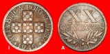 Ⰺ 25 SILBERMÜNZEN (1942-1969): PORTUGAL ★ 20 CENTAVOS 194...