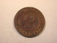 K01 Weimar  2 Reichspfennig 1924 J in vz+/vz-st   Originalbilder