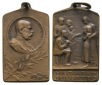 Plakette; Franz Joseph I.; Bronze; gehenkelt; 8,62 g; H 33,42 ...