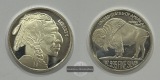 USA 1 Ounce CNT Mint (Buffalo Nickel) k. A. FM-Frankfurt Feins...