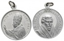 Medaille; Papst Pius Xi:; Aluminium; gehenkelt; 4,11 g; Ø 31,...