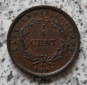 East India Company 1/4 Cent 1845 / Straits Settlements 1/4 Cen...