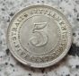 Straits Settlements 5 Cents 1895