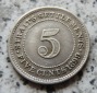 Straits Settlements 5 Cents 1899