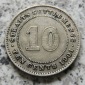 Straits Settlements 10 Cents 1901