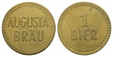 Bayern; Augsburg; Augusta Bräu, 1 Bier; Menzel 911
