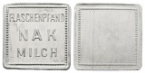 Bayern; Augsburg; Flaschenpfand  N A K  Milch; Menzel 1055.2