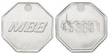 Bayern; Augsburg; MBB, doppelt gestanzt: 453801; Menzel - (gel...
