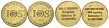 Bayern; Augsburg; Steigenberg / Heschel; IOS; Menzel - (2 Marken)