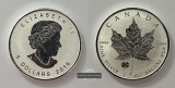 Kanada 5 Dollar 2016 Maple Leaf (Privy - Kleeblatt) FM-Frankfu...