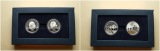 Norwegen: 2 x 200 Kroner 2011, 2 x 1/2 Unze Feinsilber, SEHR S...