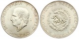 Mexiko: 5 Pesos 1955, Republik, Hidalgo, Silber, siehe unten!