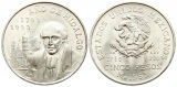 Mexiko: 10 Pesos 1953, 200. Geburtstag Hidalgo, Silber, siehe ...