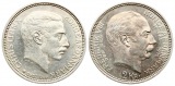 Dänemark: Christian X., 2 Kroner 1912, Silber, auf den Thronw...
