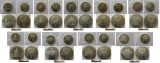 1988-1991, USSR, a set of 9 pcs of 3/5-Ruble coins,  Proof, Ba...
