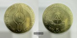 DDR 5 Mark (Birth of Wilhelm C. Röntgen) 1970 FM-Frankfurt KM...