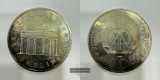DDR 20 Mark Brandenburg Gate 1990 FM-Frankfurt KM#139a Feinsil...
