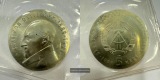 DDR 5 Mark (Carl von Ossietzky) 1989 FM-Frankfurt KM#131 CuNi:...