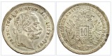 Österreich  10 Kreuzer, 1872 Silber 0,400