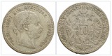Österreich  10 Kreuzer, 1870 Silber 0,400