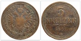 Österreich  3 Kreuzer, 1851 Münzzeichen B - Kremnitz große ...