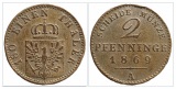 Preußen 2 Pfennig, 1869 Münzzeichen: A - Berlin