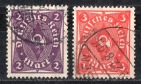 Dt. Reich Mi.224 + 225 Echt gelaufen / siehe scan