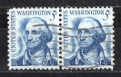 USA 5 cent Washington Paar gestempelt / Echt gelaufen/ siehe scan
